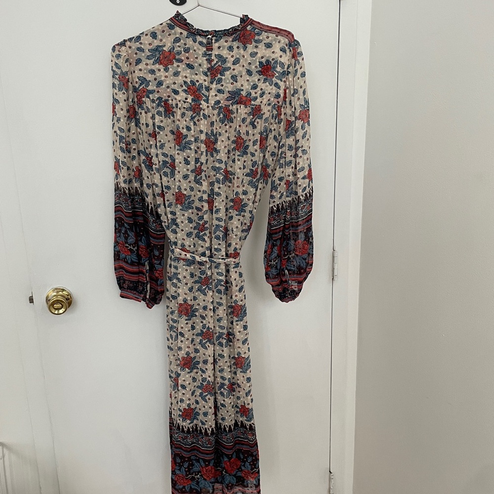Floral Long Sleeve Maxi Dress